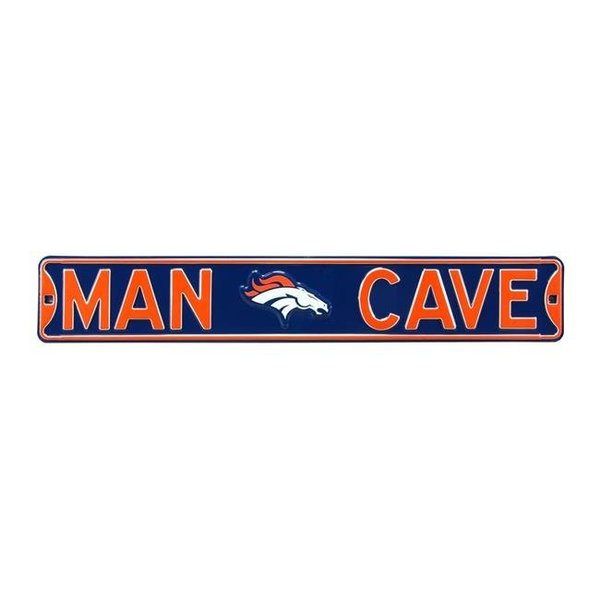 Authentic Street Signs Authentic Street Signs 35080 Denver Broncos Man Cave Street Sign 35080